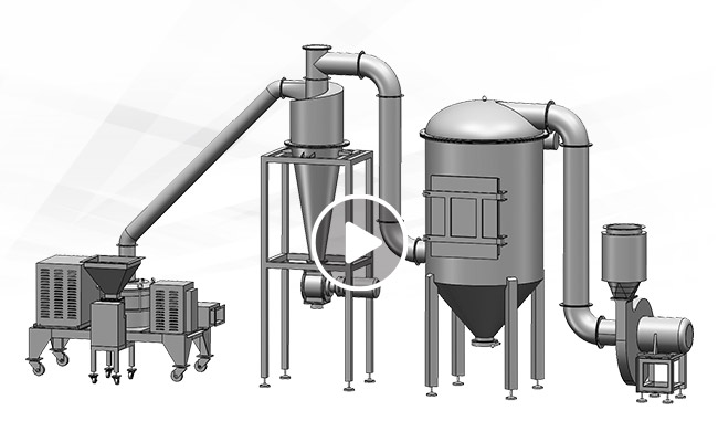 印尼叶类超细粉碎设备视频